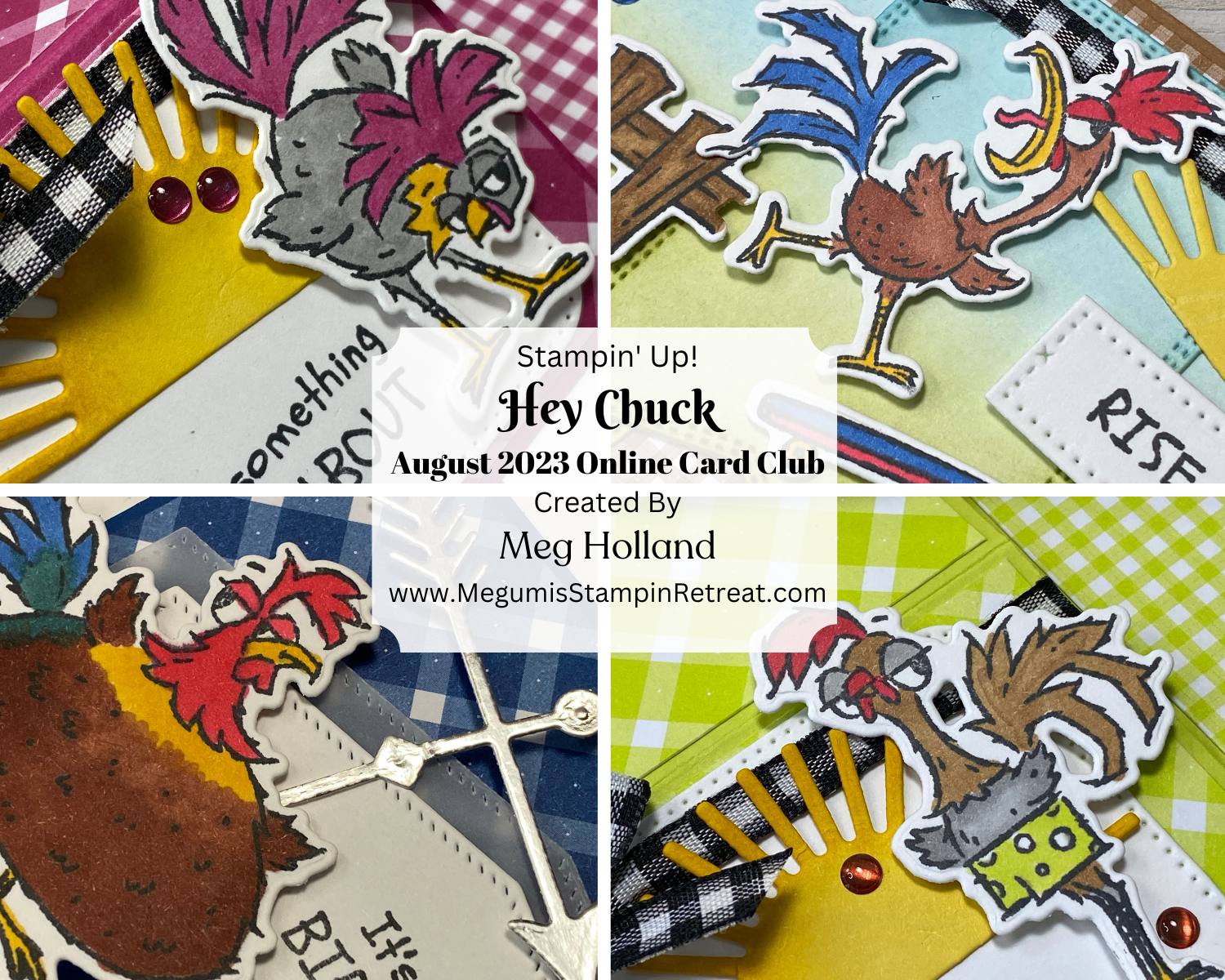 Hey Chuck Card Kit | August 2023 Online Card Club - Meg Holland 